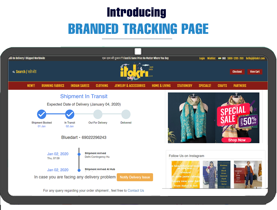 How does Shipway's branded order tracking page enhance brand loyalty and  revenue for your eCommerce business? - Shipway Blog